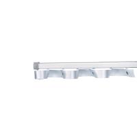 Buy cheap 1.2mm Thick 28*23mm Wall Mounted Curtain Track System Single Double product