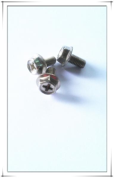 Buy cheap special Machinery screw Cross recessed hexagon head with wash screw from wholesalers