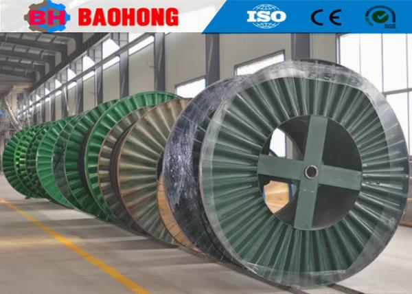 Buy cheap Corrugated Flange Type Steel Cable Reeling Drum Stable Structure from wholesalers