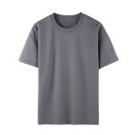 240 G Fashion Short Sleeve Round Collar Large Size Cotton T-Shirt
