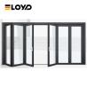 Buy cheap Sliding Glass Accordion Bifold Exterior Patio Doors Hurricane Proof Insulated from wholesalers