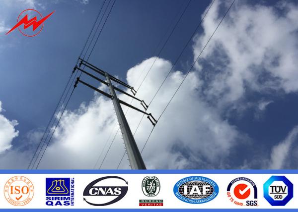 Buy cheap Steel Hot Dip Galvanized Steel Poles For Transmission Power Distribution from wholesalers