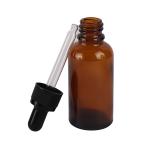 15ml 20ml 30ml 50ml 100ml Cosmetic Dropper Bottle Thick Dark Amber Glass