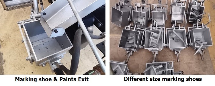 Thermoplastic Parking Lot Line Stripers Auto Dispenser Car Park Line Painting Equipment