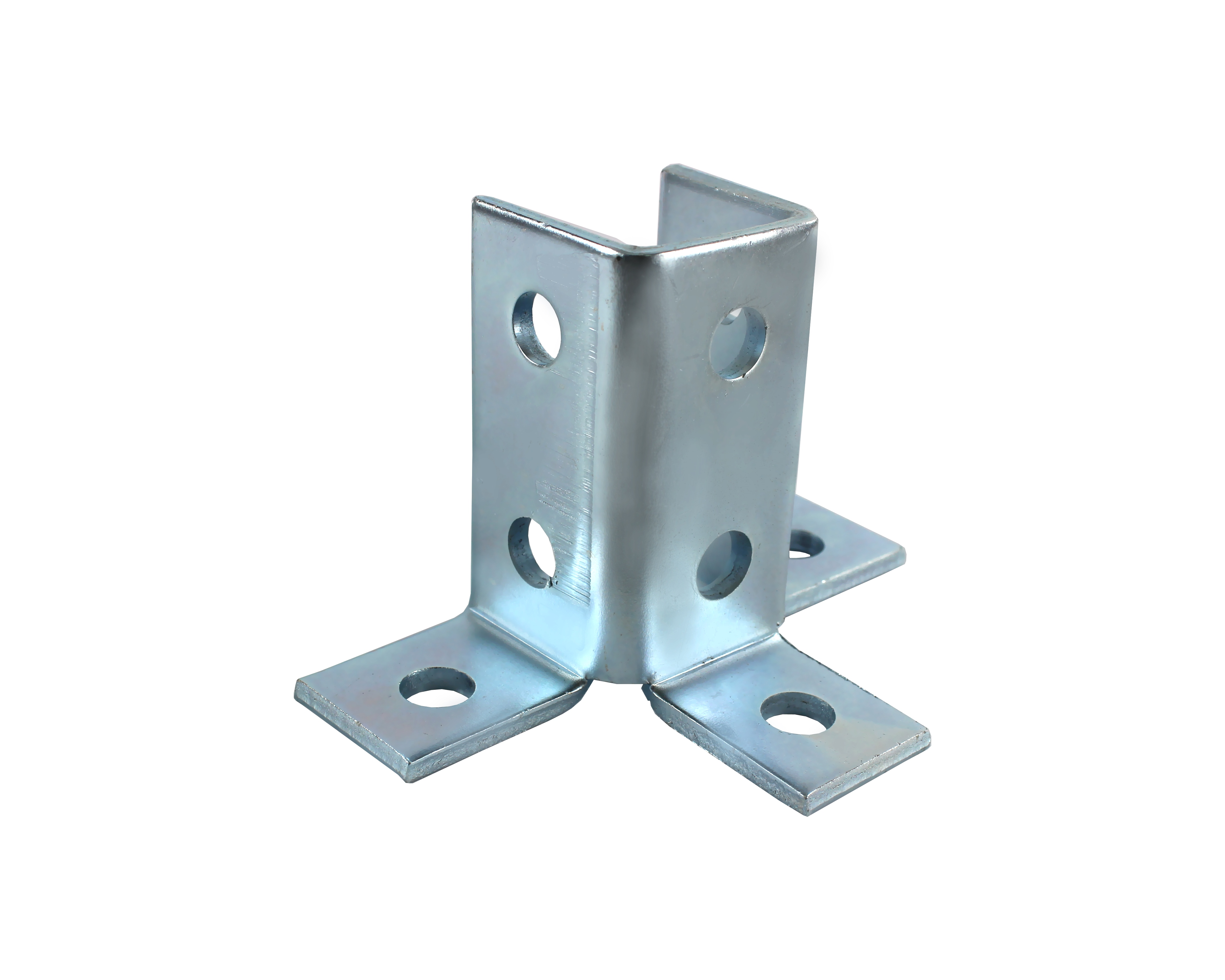 Standard Base Plate Steel Frame Connection Fitting For Channel 15-20Kg