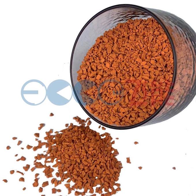 Poured EPDM Rubber Granules Playground Flooring Surface Infilled