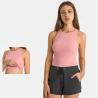 Buy cheap Hot Sale Criss Back Padded Strappy Sports Bras Women Tank Top Active Stretch from wholesalers