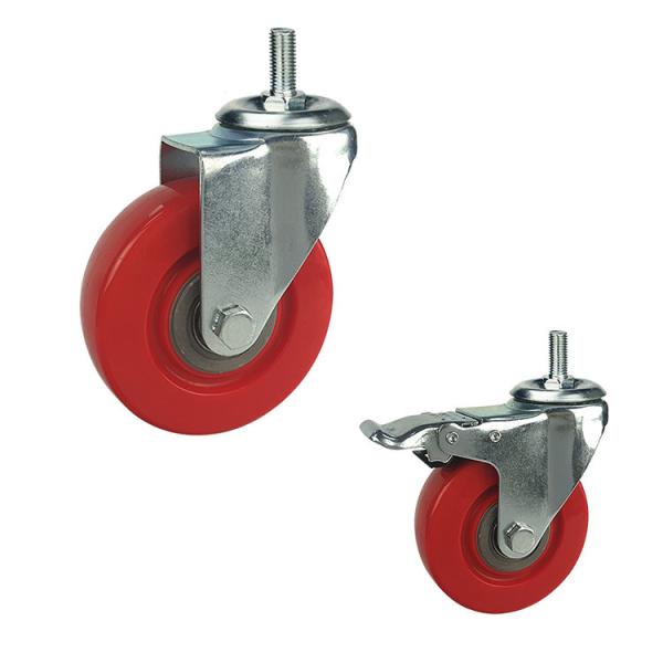 Buy cheap 100mm Diameter 198LBS Capacity Swivel Medium Duty Casters With Covers from wholesalers