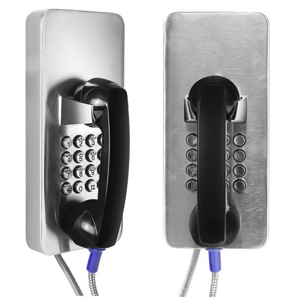 Buy cheap VoIP Prison Telephone With 16 Key Rugged Keypad , Vandal Proof Telephone from wholesalers