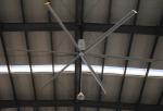 HVLS Energy Saving Large Industrial Ceiling Fan , 24 inch Workshop Ceiling Fans