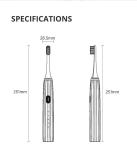 U391 Antibacterial Dupont Electric Sonic Toothbrush Wireless Charging Copper