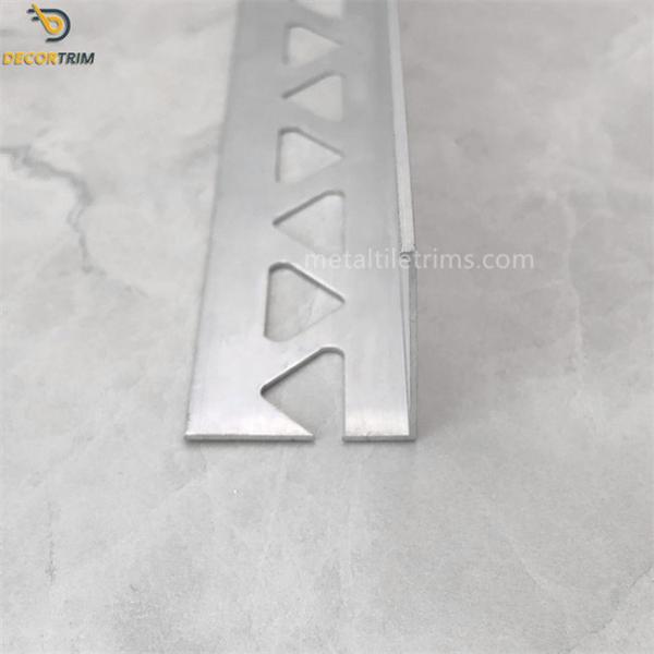Buy cheap Tile Trim Aluminum 10mm 15mm Square Hole Polish Red Gold / Silver from wholesalers