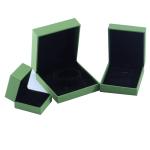 Custom Branded Velvet Paper Jewelry Box Filled Leather Jewelry Packaging case