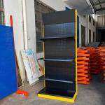 Light duty display rack gondola pharmacy shelf