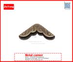 anti brass metal corner folding tip for menu