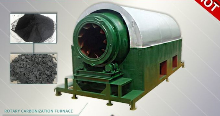 Nut Palm Walnut Shell Olive Slage Charcoal Carbonization Stove