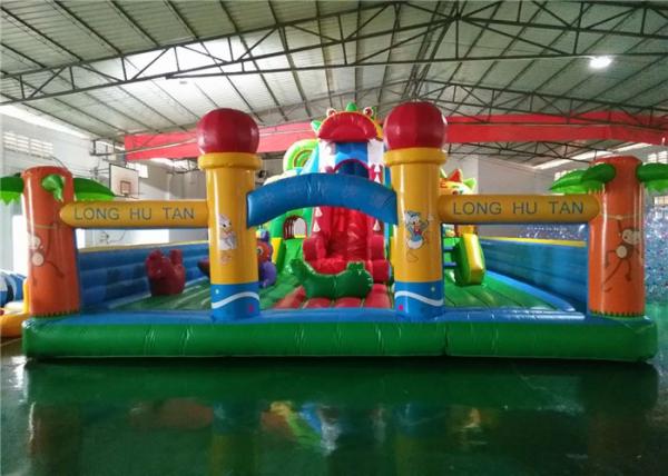 Buy cheap Kids Outdoor Inflatable Playground Equipment Anti UV Funny For Splash Park from wholesalers