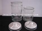 Buy cheap extremely white glass sugar jar with lid, storage jar wholesale from wholesalers