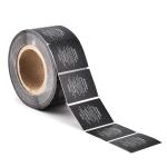 Custom Self Adhesive Wine Bottle Label Gold Foil Bottle Sticker