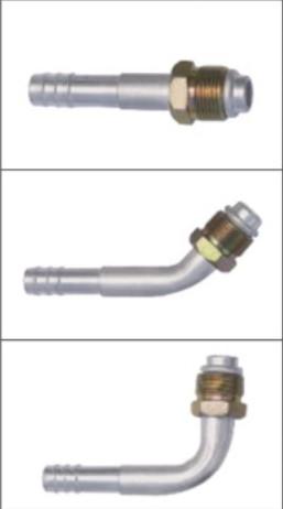 #6 #8 #10 #12 Al joint (Iron outer screw) (Male O-Ring)/Straight 45° 90°Shape /