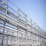Lightweight Steel Frame Building Construction Steel Prefabricated Warehouse