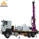 Full Hydraulic Truck Mounted Water Well Drilling Rig 400m Deep Water Drilling