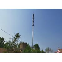 Buy cheap Galvanized Steel Monopole Tower, Telecommunication Mobile Cell Phone Tower product