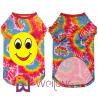 Buy cheap Digital Print Polyester Smiling Face Dog T Shirts For Large Dogs Breathable from wholesalers