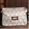 Buy cheap Cotton Linen Portable Square Dirty Cloth Storage Bag Hamper Eco Friendly from wholesalers