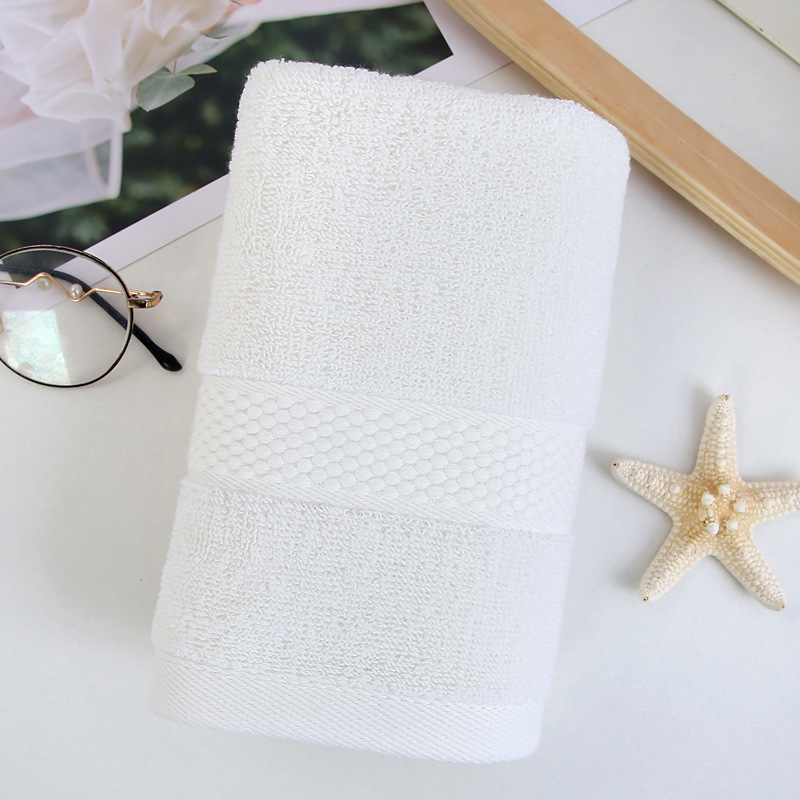 100% Cotton Custom Plain Household Towel 32 Strands Quick Drying Absorbent Washable Towel