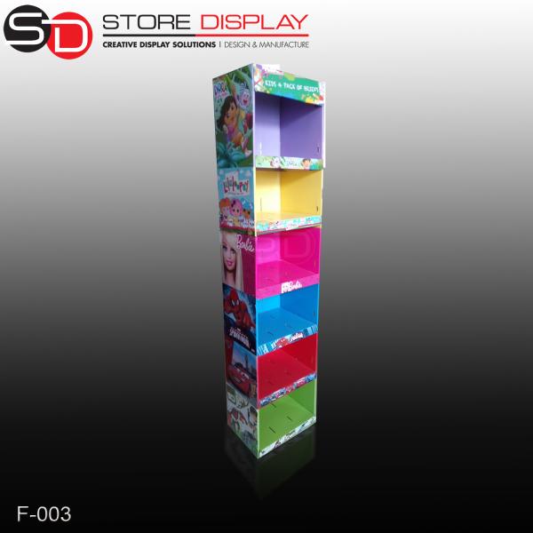 Buy cheap canton display stand with 4 tiers for push toys from wholesalers