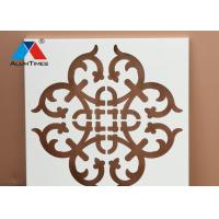 Buy cheap Aluminum Wall Partition Panels , Structured Decorative Metal Wall Tiles OEM ODM product