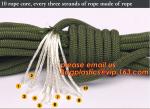 Soft emergency escape rope thin polyester rope, safety rope, climbing rope,