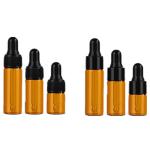 Cosmetic 2ml 3ml 5ml Glass Bottle And Dropper Bulk