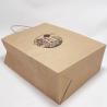 Buy cheap Foldable Carry Food Kraft Paper Bag Custom Printed Paper Bags With Handles from wholesalers