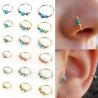 Buy cheap Fashion High Quality Nostril Hoop Nose Ring Nose Earring Piercing Hiphop Body Piercing Jewelry from wholesalers