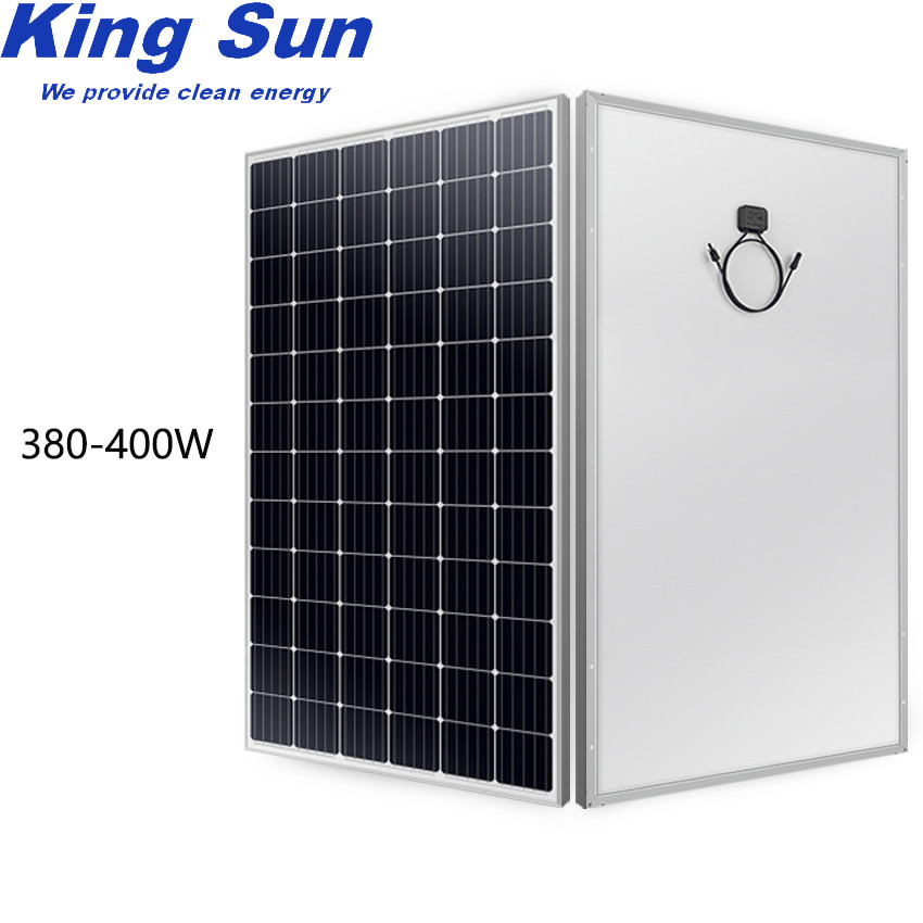 Anodized Aluminium Alloy 380W Solar Monocrystalline Panel