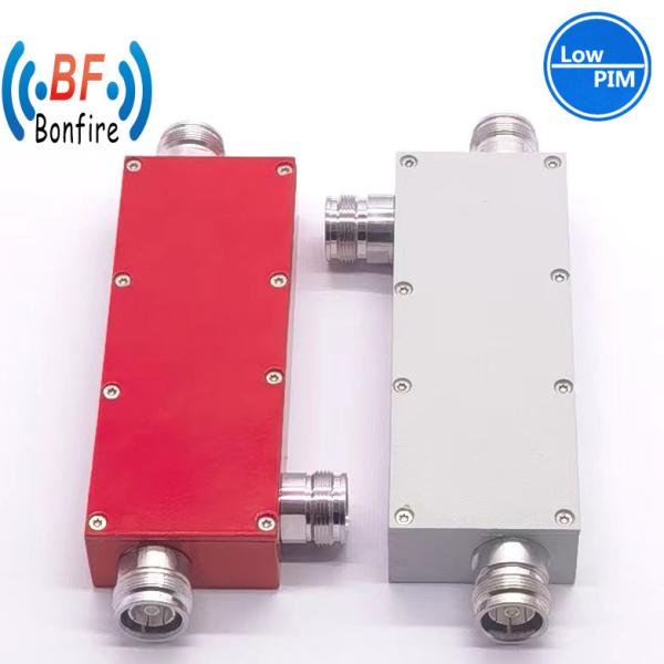 Red N Female Type 380-2700MHz Wideband RF Directional Coupler 7dB Coupling