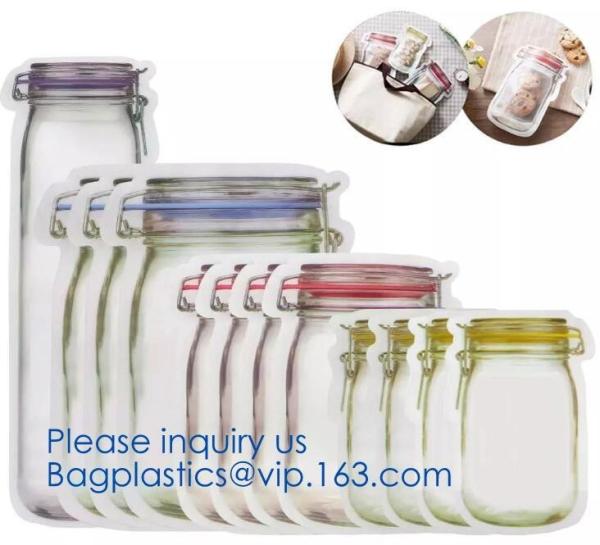 Buy cheap FDA Customized Kitchen Reusable silicone Food,Snack, Vegetable, Meat Storage Bag,BPA Free k Snack Bags for Preserv from wholesalers