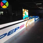 P10 Football Stadium Perimeter LED Display Unique Tilt Angle Design Eye Catching