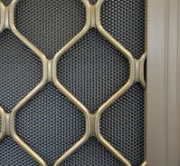 0.5mm PVC Spraying Aluminum DVA One Way Mesh Sheet For Privacy Protection