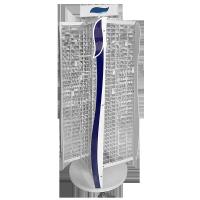 Buy cheap White Length 600mm Width 550mm Revolving Display Stand For Retail Store product