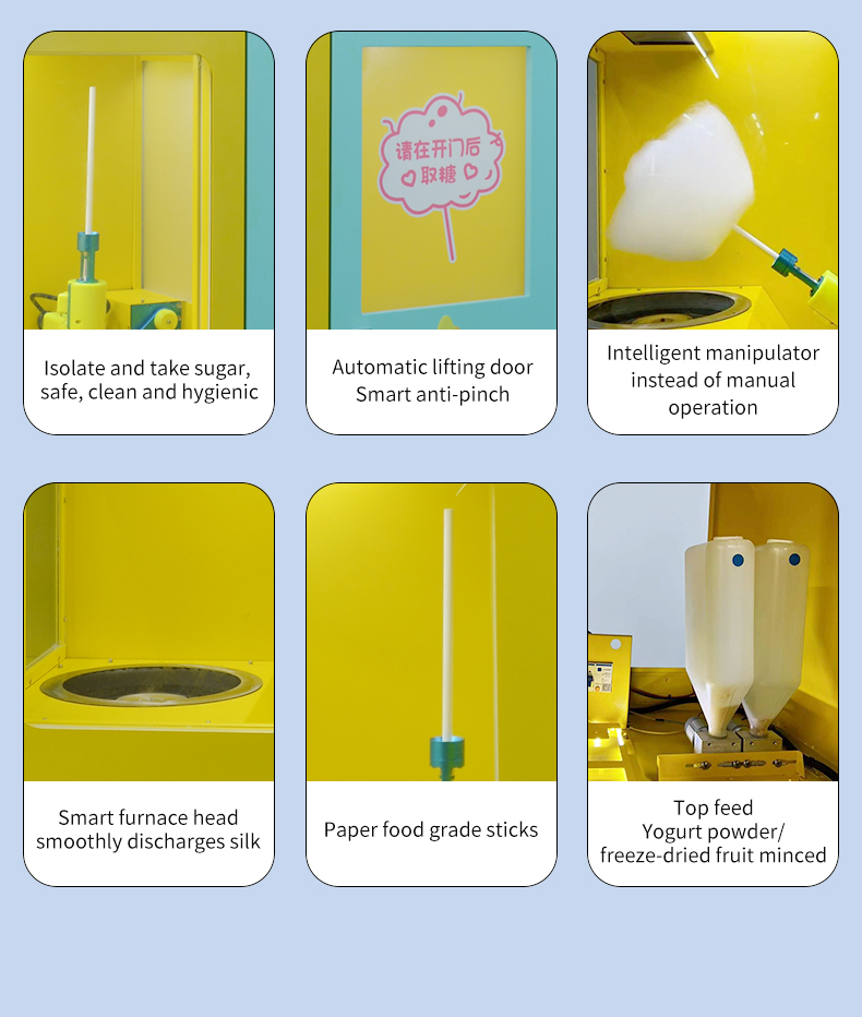 SDK Smart Candy Floss Machine 300kg Automatic Candy Floss Machine