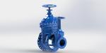 Soft Sealing Resilient Seated Gate Valve FBE Coating Handwheel Or Top Cap