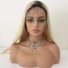 Buy cheap 1b / 613 Blonde Color Straight Wig Ombre Hair Extensions / 100 Real Human Hair from wholesalers