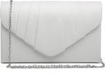 DASEIN WOMEN'S EVENING BAG PLEATED ENVELOPE CLUTCH HANDBAG WEDDING PARTY BRIDAL