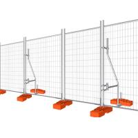 Buy cheap Public Safety Pvc Coated 2.1x2.4m Temp Construction Fence product