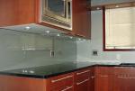 White Plate Glass Backsplash , Painting Laminate Backsplash Low E Glass