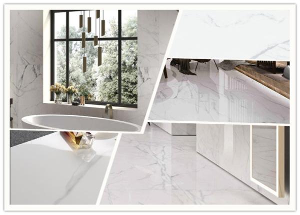 Buy cheap Super White Floor And Decor Carrara Porcelain Tile 24x48 Size 12 Mm Thickness from wholesalers