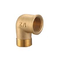 Buy cheap brass plumbing fitting elbow MF product